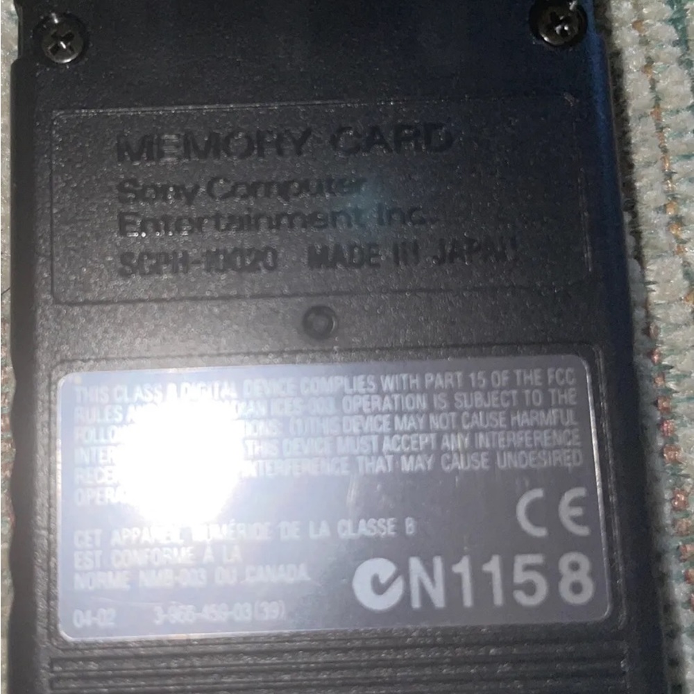 Official OEM Sony Playstation 2 PS2 8MB Magicgate Memory Card SCPH-10020 - Picture 2 of 2